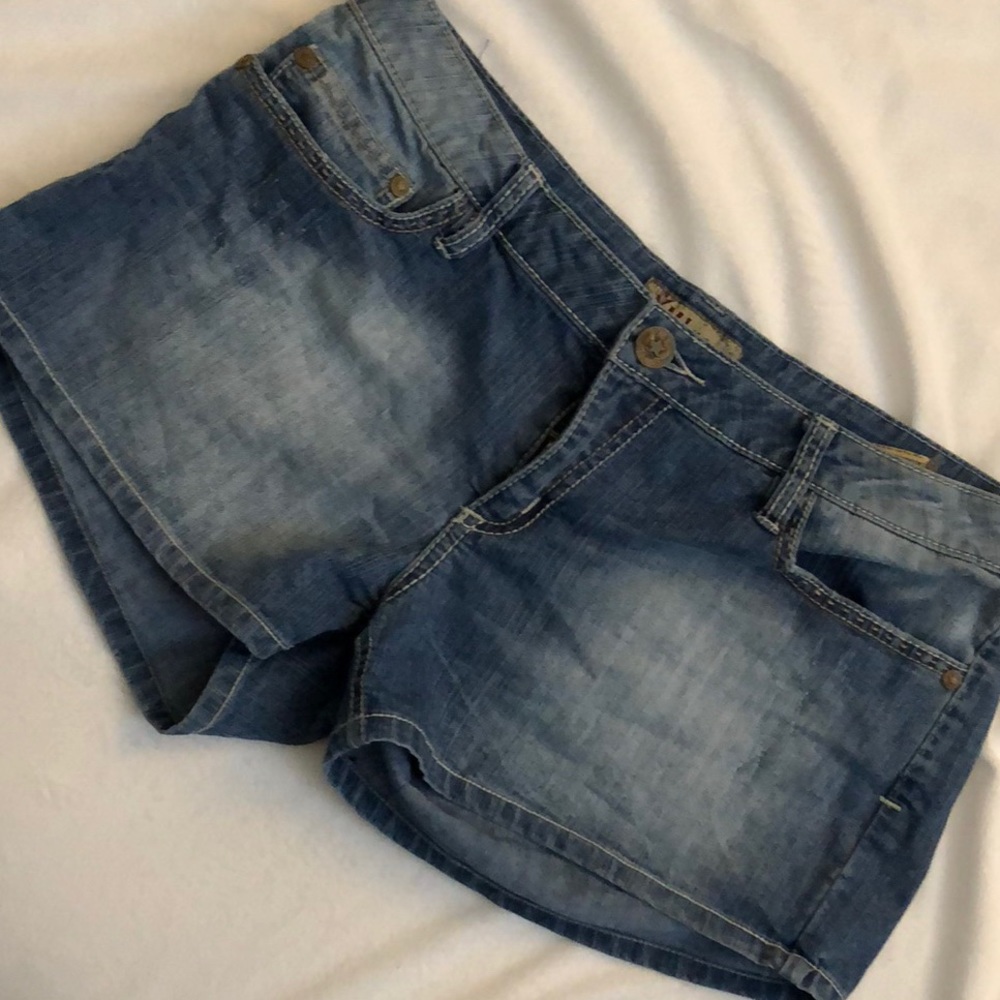 NWOT YMI Jeans- Ultra Short Denim Shorts Jr Sz 11